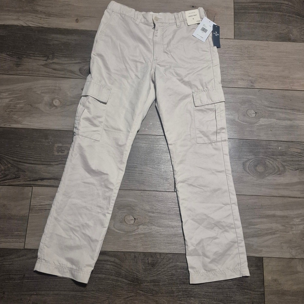 Abercrombie Kids Boys Loose Pant Pumice Stone Grey Size 17/18 Regular 93AG47-J95